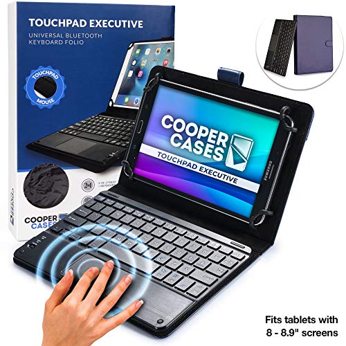 Cooper Touchpad Executive [Multi-Touch Mouse Keyboard] case for 8 to 8.9" Tablets |