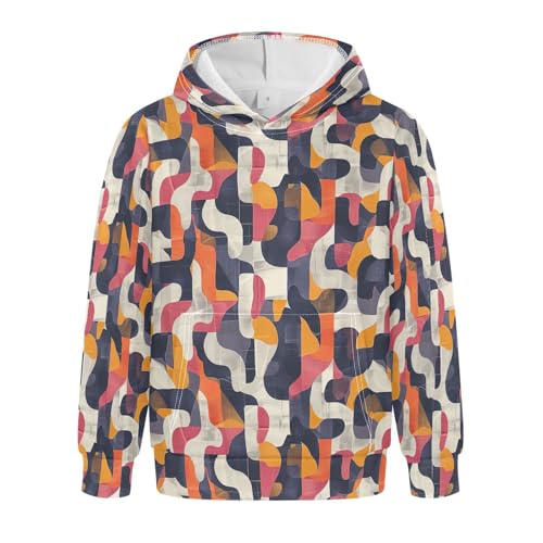 Color Rope Boys Girls Pullover Hoodie Sweatshirt with Pocket 4 Years 202b5322