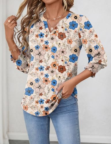 lomon women39s 2025 fashion tops 34 length sleeve business casual blouses summer tees shirts