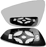 LT2CP Wing Mirror Glass Light Lens for VW Beetle 12-18, VW CC 11-16, VW Jetta 11-17, VW Passat B7 Alltrack 12-14, VW Passat CC 09-11, VW Passat B7 11-14, VW Scirocco 09-17 Left Hand Side