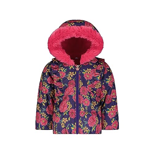 Image of LONDON FOG girls Snowsuit With Snowbib and Puffer Jacket