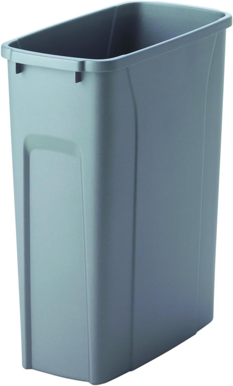 Knape & Vogt QT50PB-P Replacement Trash Can, 21.56-Inch by 15.55-Inch by 11.13-Inch,Platinum