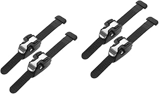 Garneck 4 Pcs Roller Skate Buckle Snowboard Binding Straps Skating Buckle Roller Skating Strap Roller Skates Buckles Buckle Strap for Ice Skates Skating Shoes Buckle Straps Fixed Buckle