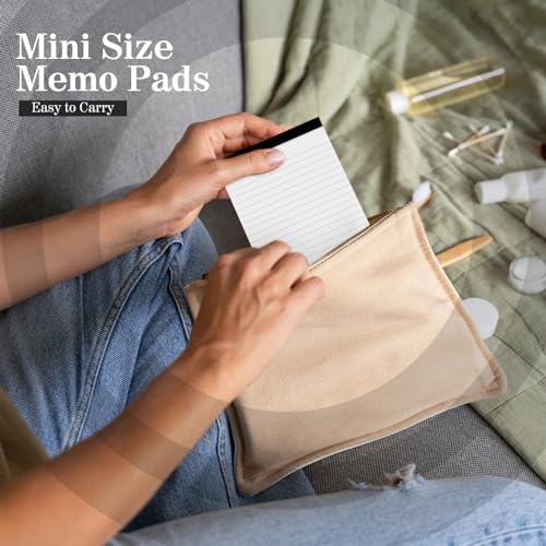 Small Note Pads 4x6 Memo Refills 12 Pack Pocket Writing Pads 4x6 Scratch Pads with 30 Sheets Each Pad Narrow Ruled Notepad 4x6 Lined Paper Note Pads for Work Ruled Mini Memo Pads for Daily Planning - Thumbnail 6