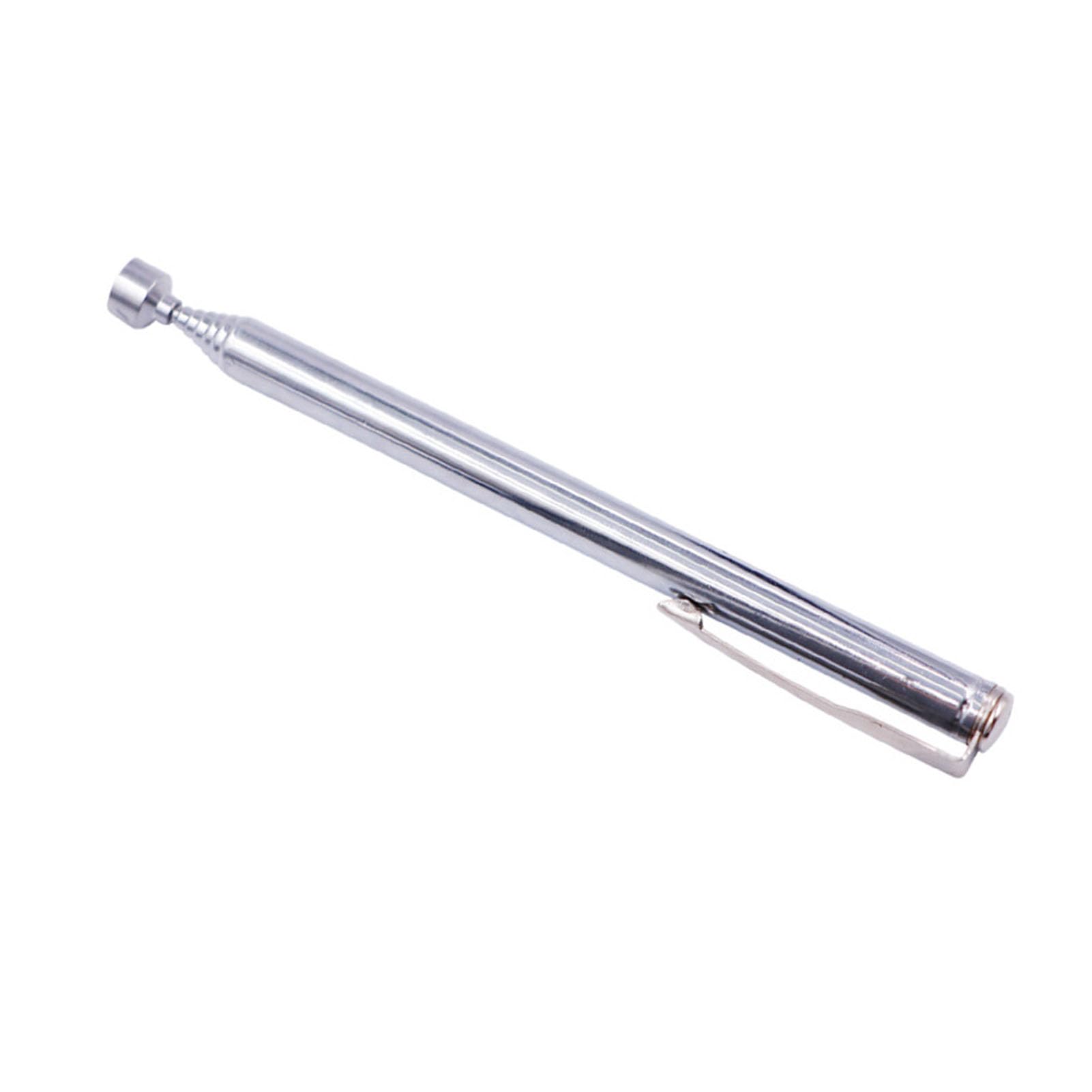 Herramienta de Recogida Magnética, Potente Varilla de Succión de Metal, Herramienta de Recogida con Imán, Herramienta de Recogida Telescópica Magnética para Construcción de Mantenimiento(Plata)