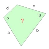insert the data of a generic convex quadrilateral and get the answer