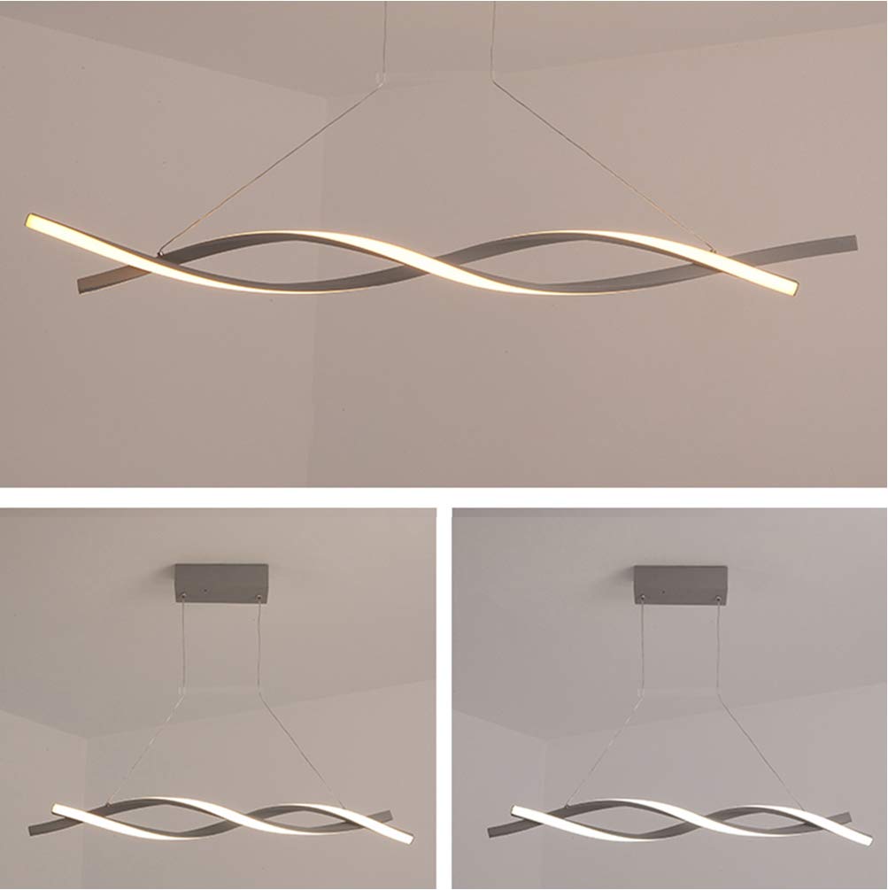 Lampadari Lampada a Sospensione LED Cucina Tavolo da Pranzo Lampadario Soffitto Moderni Design Camera da letto Dimmerabile con Telecomando Sospeso Luce per Salotto Mobile Ufficio Bagno Sala Lampade