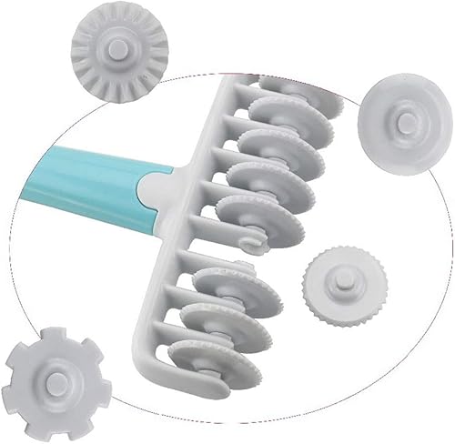 Miniatura 2 de Cortador de rodillos de celosía, Rueda de cortador de pasta, Pastel de galletas de fideos de masa Postre Pizza Pan Pastelería Cortador de rodillo,