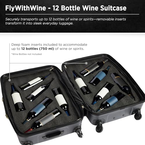 VinGardeValise 12-Bottle Wine Suitcase