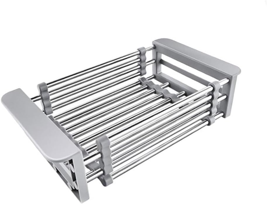 Amazon.com - MTYKYHOO 1pc Stainless Steel Retractable Sink Shelf ...