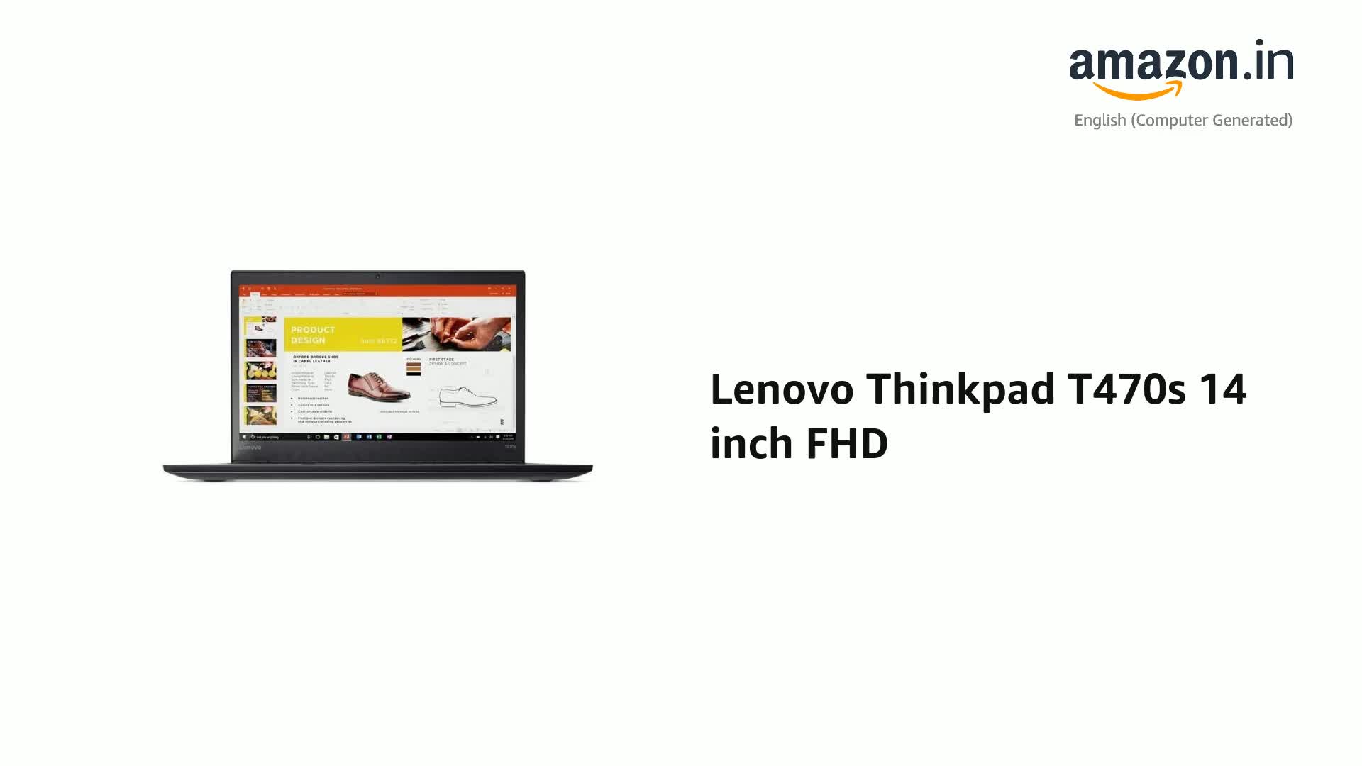 Lenovo Thinkpad T470s 14 inches FHD 1920x1080 IPS Backlit LED