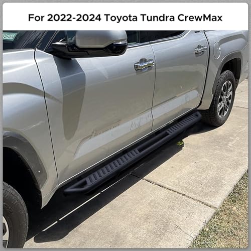 Estribos para Toyota Tundra CrewMax 2022-2026 acero negro miniatura 7