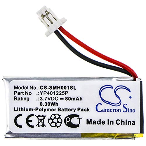 3.7V YP401225P Battery Replacement for Sena SC-HR01 10U-HR-01 10U-AR-01