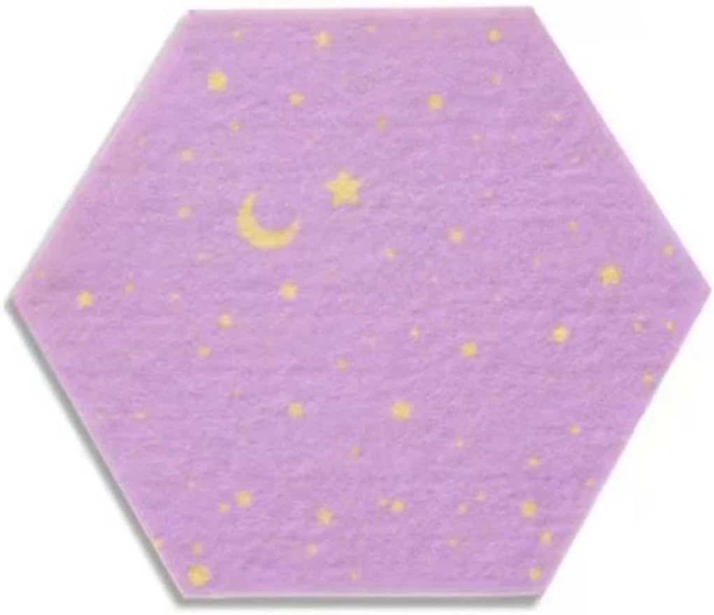 Felt Board 6 Pcs Felt Boards for Home Decor Self Adhesive Felt Wall Bulletin Board Creative Felt Pin Board for Office(White)