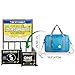 WANDF Foldable Travel Duffel Bag Luggage Sports Gym Water Resistant Nylon, Blue