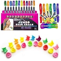 Algopix Similar Product 13 - KC Republic Hair Chalk for Kids Jumbo
