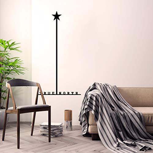 Archtwain-True-North-Decorative-Design-Metal-Wall-Decor-Home-Office-Decoration-Bedroom-Living-Room-Decor-4212-x-2126-inch