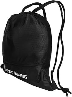 Bolsa de ciclismo com cordão portátil mochila com cordão 15L grande capacidade bolsa de ciclismo respirável mochila com cordão para atividades ao ar livre mochila com cordão mochila ao ar livre mochila ao ar livre