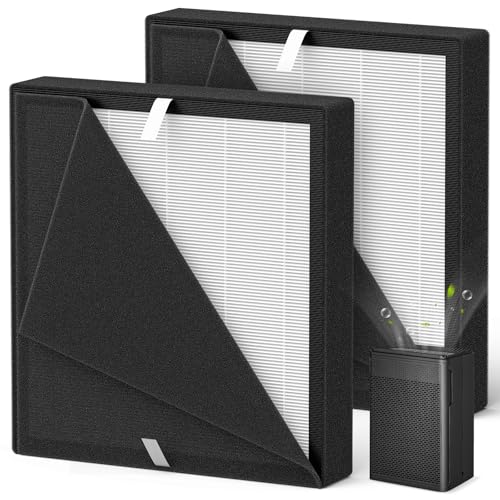 Image of P280 P260 Filter Replacement, for TPLMB /YARIKI P280 Air Purifier, for AIUZLK P260 Air Purifier, Upgraded with Washable Carbon Pre-Filter (2 Pack)