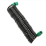 BlissfulAbode Hochdruck-Autowaschwasserschlauch, Haushaltsblumen-Bewässerungspflanze, 7,5 m, Schwarz