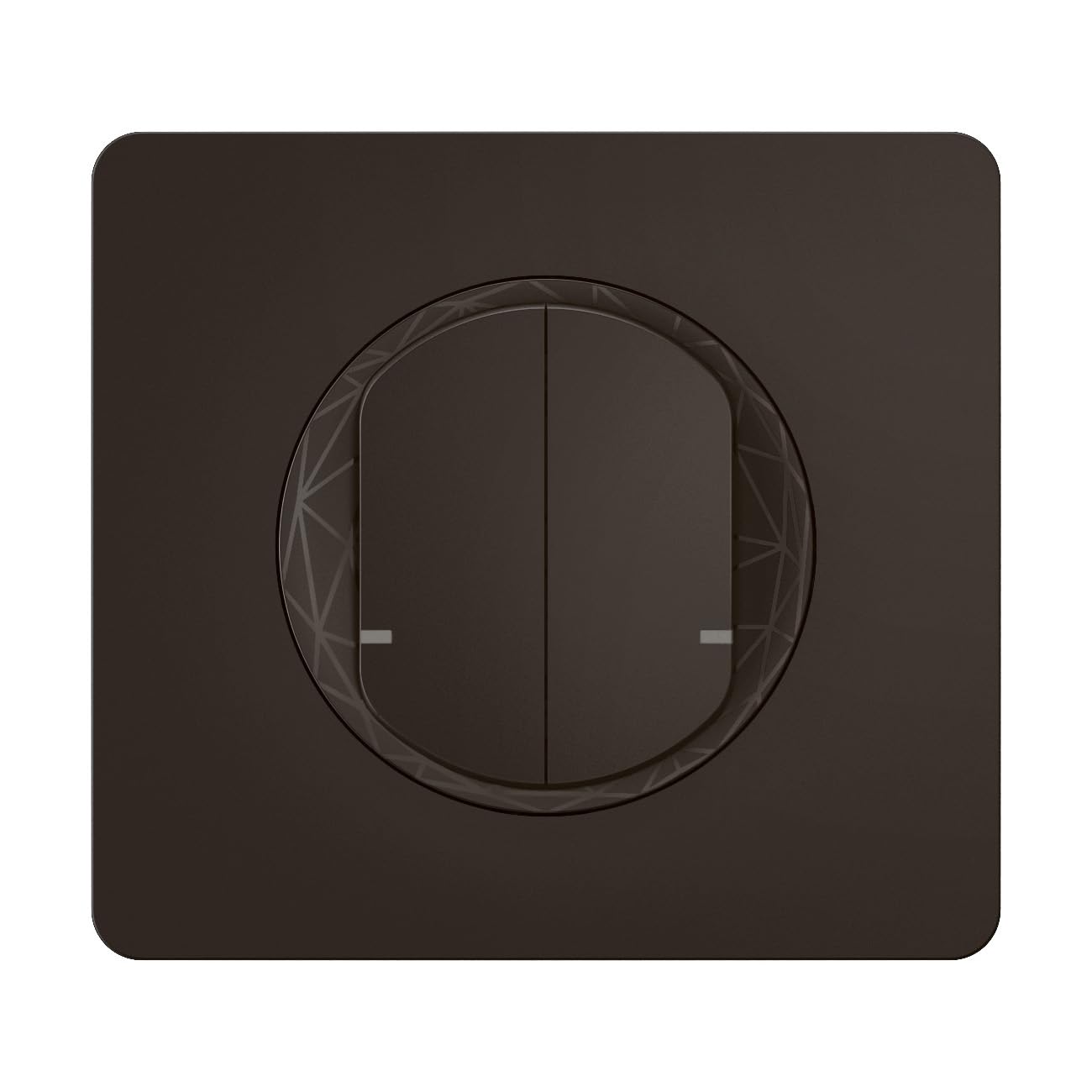 LEGRAND | Interrupteur Double Connecté Avec Neutre, Céliane With Netatmo, Contrôle De 2 Circuits D'Éclairage, Compatible Assistants Vocaux Et App Home + Control, Finition Noir Mat