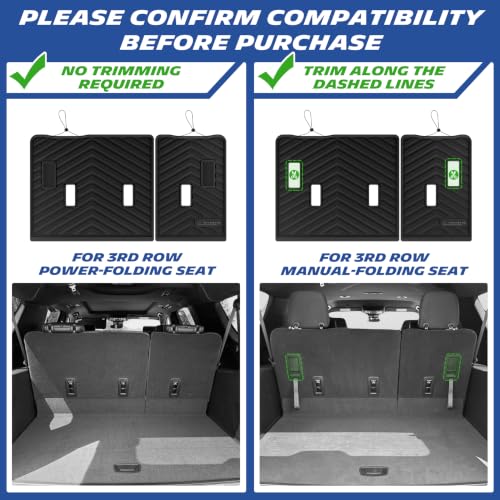 Image of Michelin Vehicle Mats for 2021-2026 Suburban /Yukon XL /Escalade ESV, 7 Seats