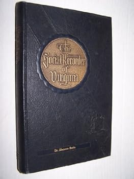 Hardcover The Social Recorder of Virginia. Book