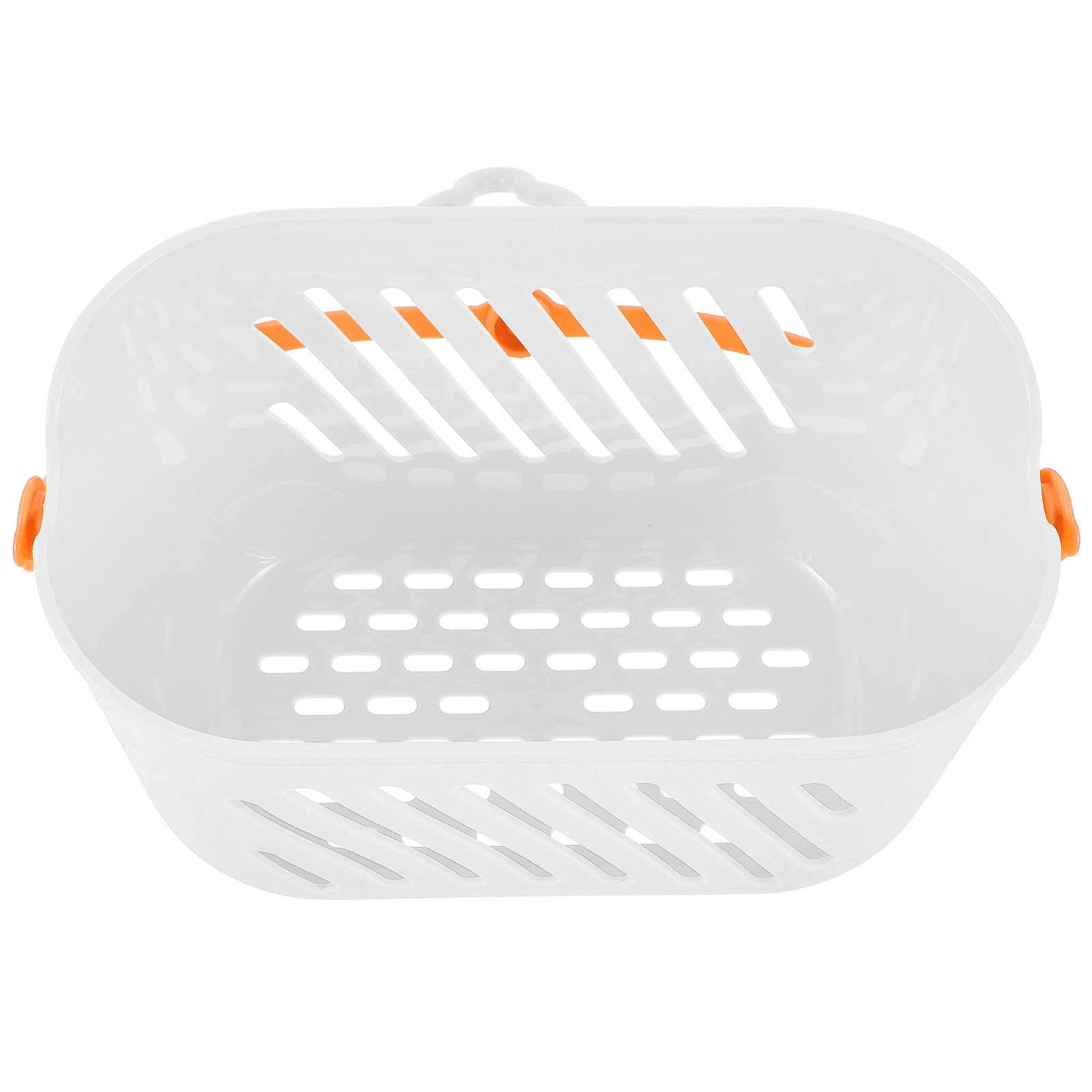 FOMIYES Hanging Plastic Shower Basket Organizer for Bathroom White Sturdy Hanging Storage Basket for Cleaning Supplies and Toiletries