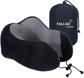 Travel Pillow, Best Memory Foam Neck Pillow Head Support Soft Pillow for Sleeping