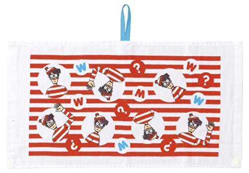 丸眞 おでかけタオル ウォーリーをさがせ 47×25cm おでかけウォーリー ガーゼ 甘撚糸 使用 抗菌防臭加工 4905001400