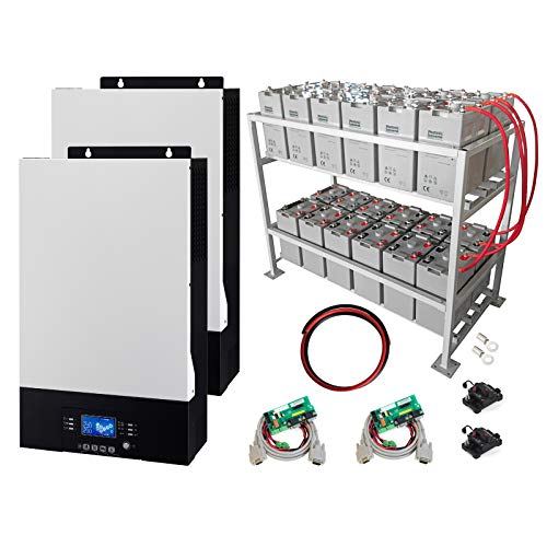 10kW Zero-Transfer Uninterrupted Power Supply (UPS) System with 24kWh energy storage battery backup