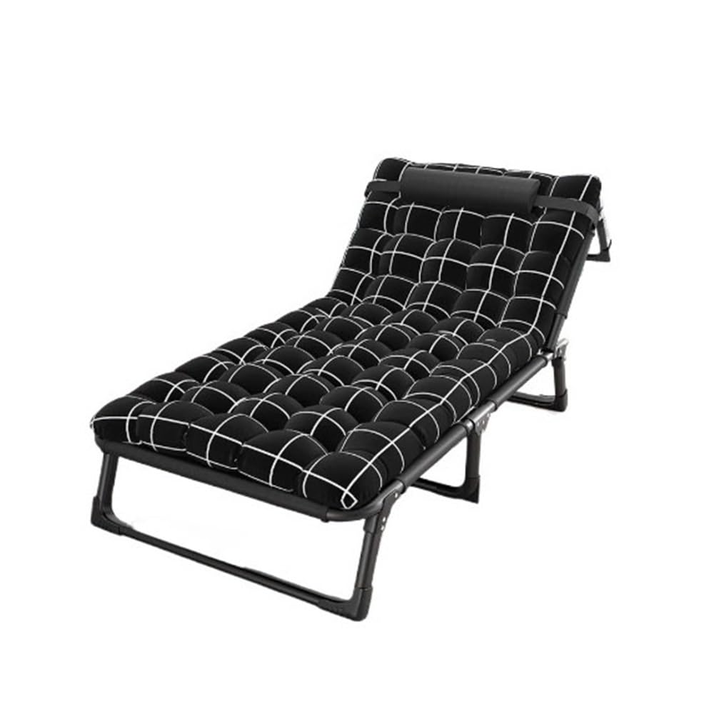 Lit pliant d'extérieur confortable pour vos siestes au jardin ou camping