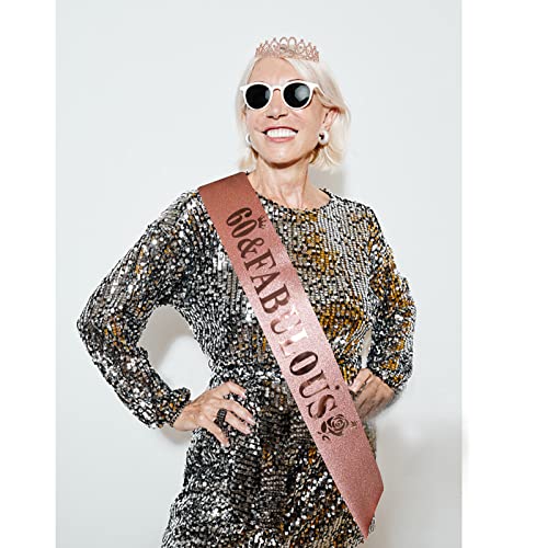 Casoty 60Th Birthday Sash And Tiara For Women thumb #2