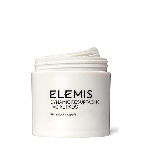 Elemis Dynamic Resurfacing Facial Pads, Exfoliating Face Wipes with Tri-Enzyme Technology, Gentle Exfoliating Rounds for Smooth, 60 Pads - Facial Pads Pack (1 x 60)