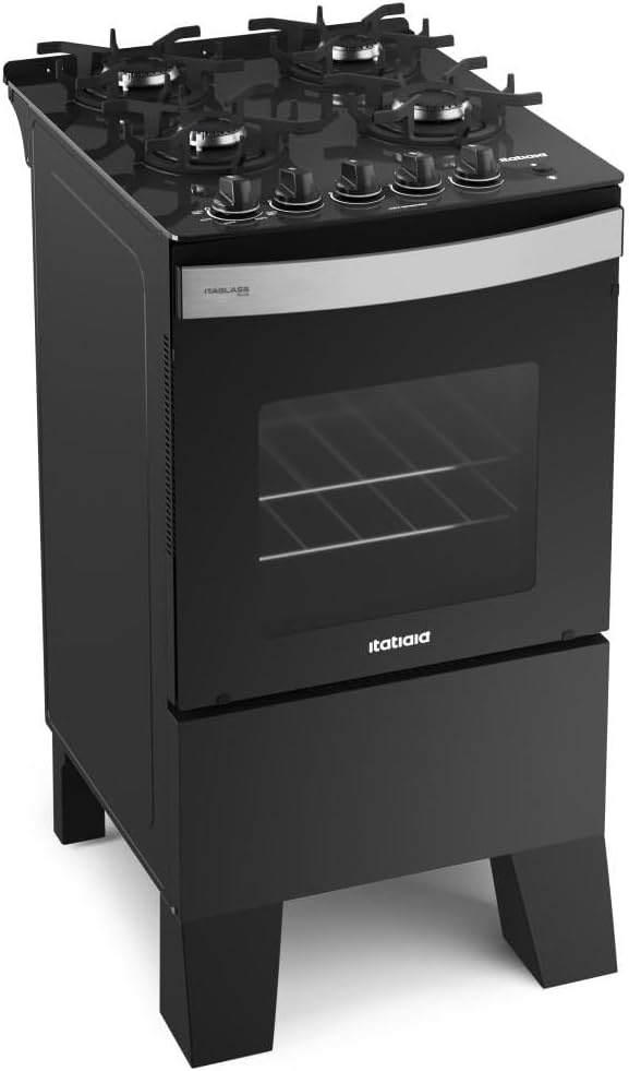 Fogão Bocas Atenas Glass Bivolt