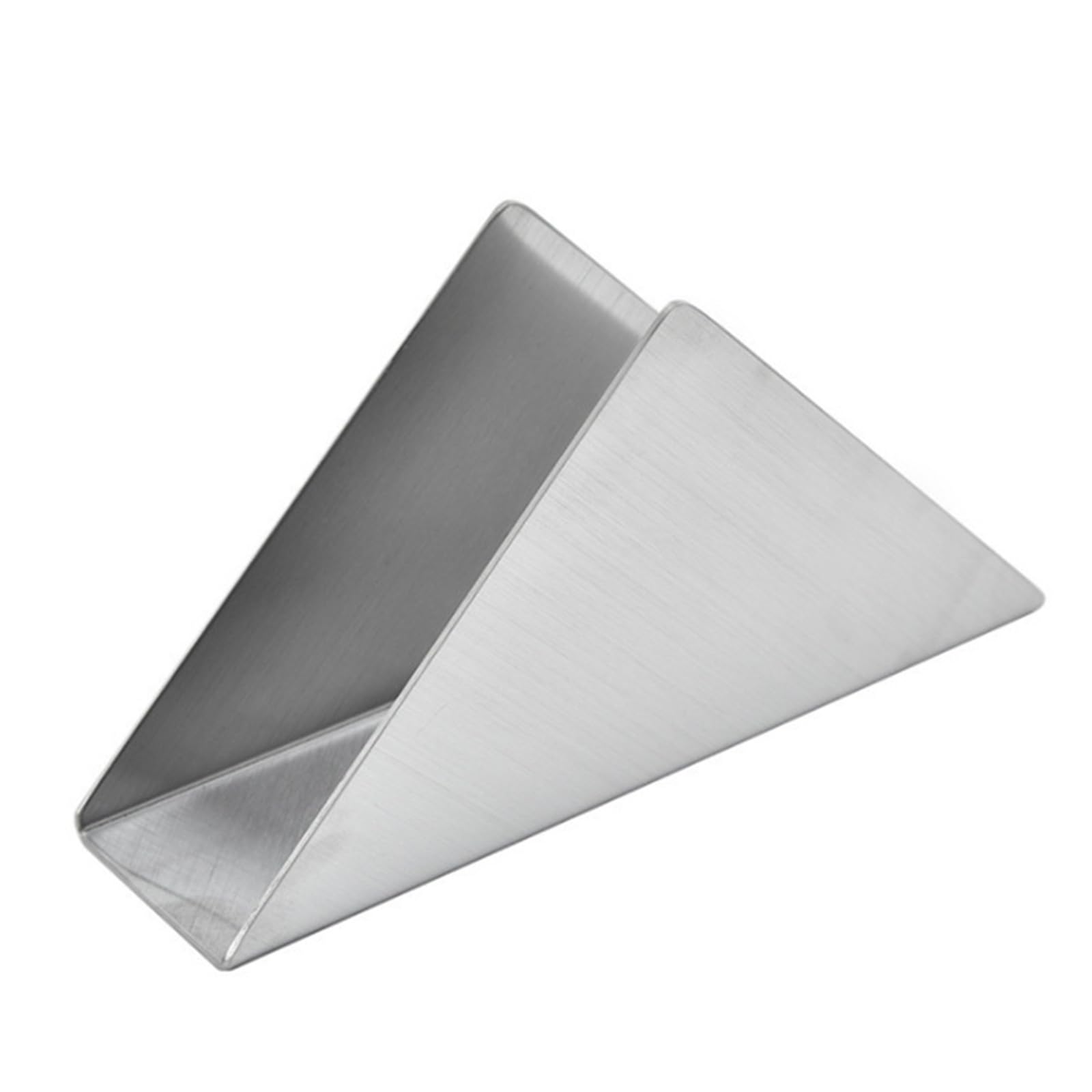 Tsophreniq Stainless Steel Triangles Tissue Stand Freestanding Napkin Dispenser Paper Towel Rack for Home and Napkin Rack