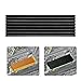 Bewinner Dissipatore di Calore SSD in Lega di Alluminio applicabile a PCIE M.2 SSD 2280 Dissipatore di Calore in Silicone Dissipatore di Calore in Silicone per dissipatori di Computer Desktop(Nero)