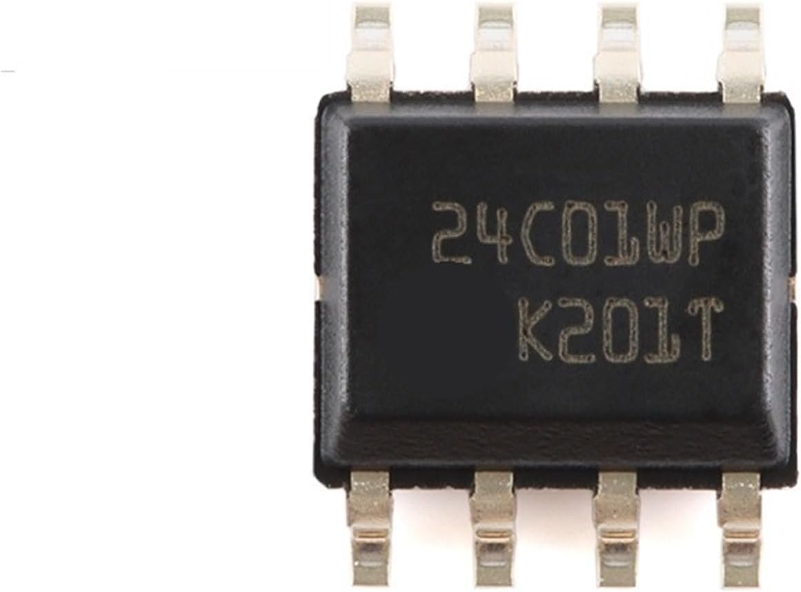 24C01 24C02 24C16 24C64 24C128 24C256 24C512 93C46 93C56 93C66 93C86 SOP-8 I2C Bus EEPROM Chip IC 10Pcs(24C02)