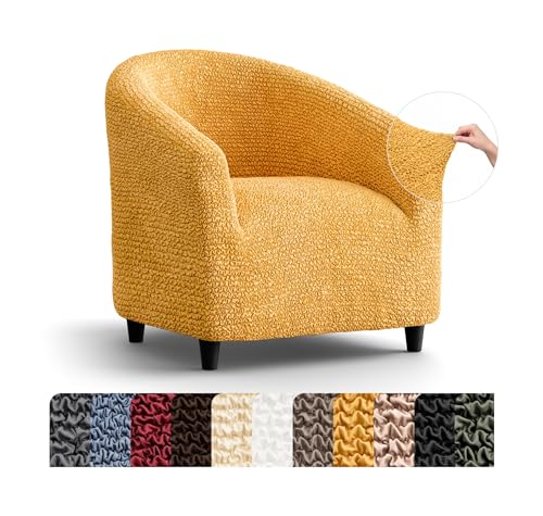 PAULATO BY GA.I.CO. Stretch Barrel Armchair Slipcover 1-Piece – Bi-Elastic
