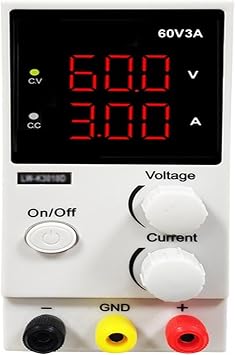 K3010D 3LED 30V 10A Stabilized DC Power Supply Variable, Lab Table 30V 10A Voltage Regulator Stabilizer Switch Repair, Laboratory, DIY Electronics Computer, Test Repair LW-K603D