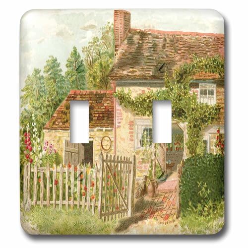 Peinture chalet anglais interrupteur double bascule multicolore lsp_224314_2
