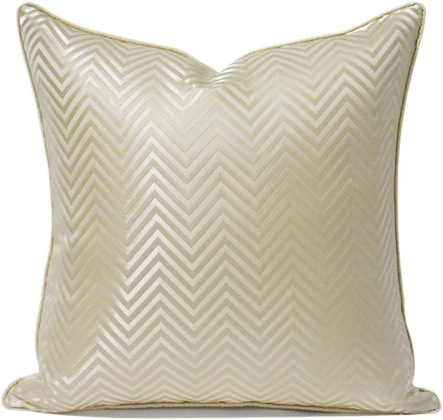 HBJWOV Striped Living Room Sofa Bay Window Cushion Set Villa Soft Decoration Pillow