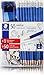 Staedtler Pencils Norica Graphite HB2 Graphic 101 Piece 50 Pencils + 1 Pencil Sharpener + 50 Eraser Caps HB