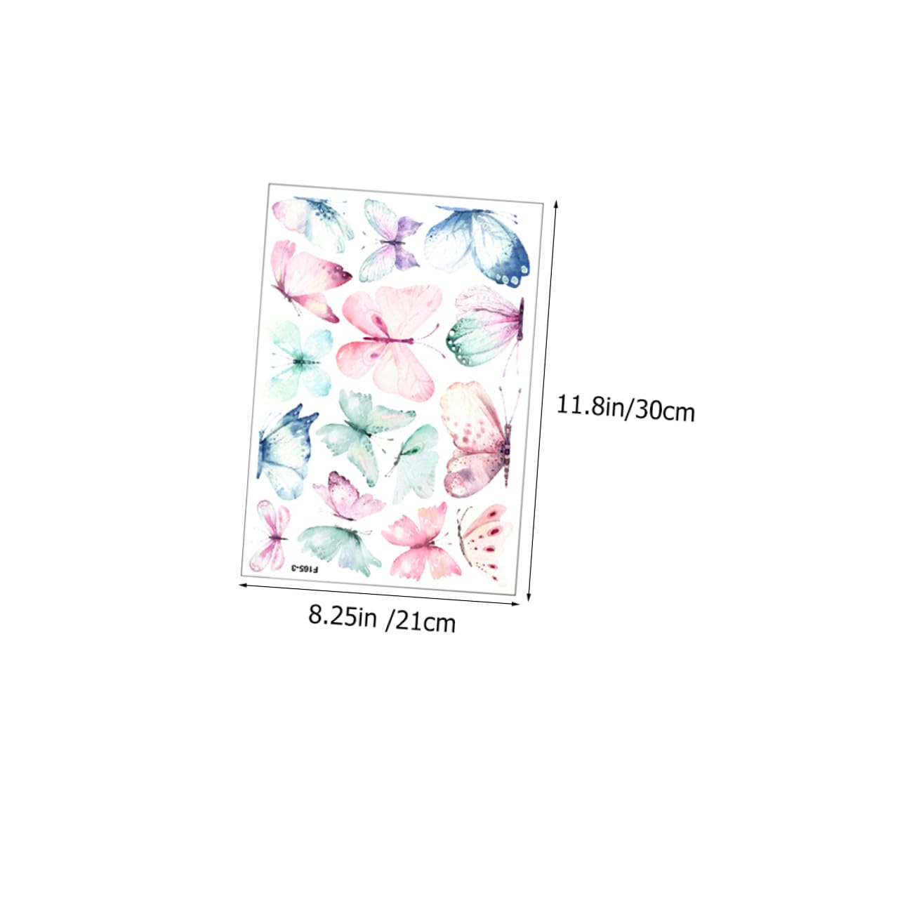 Zerodeko 5sets Adesivi Murali Farfalle Luminose Decorazioni Murali Rimovibili Per Camerette Adesivi Impermeabili Per Stanze Di Ragazzo Ragazza Di Design Unico e Creativo