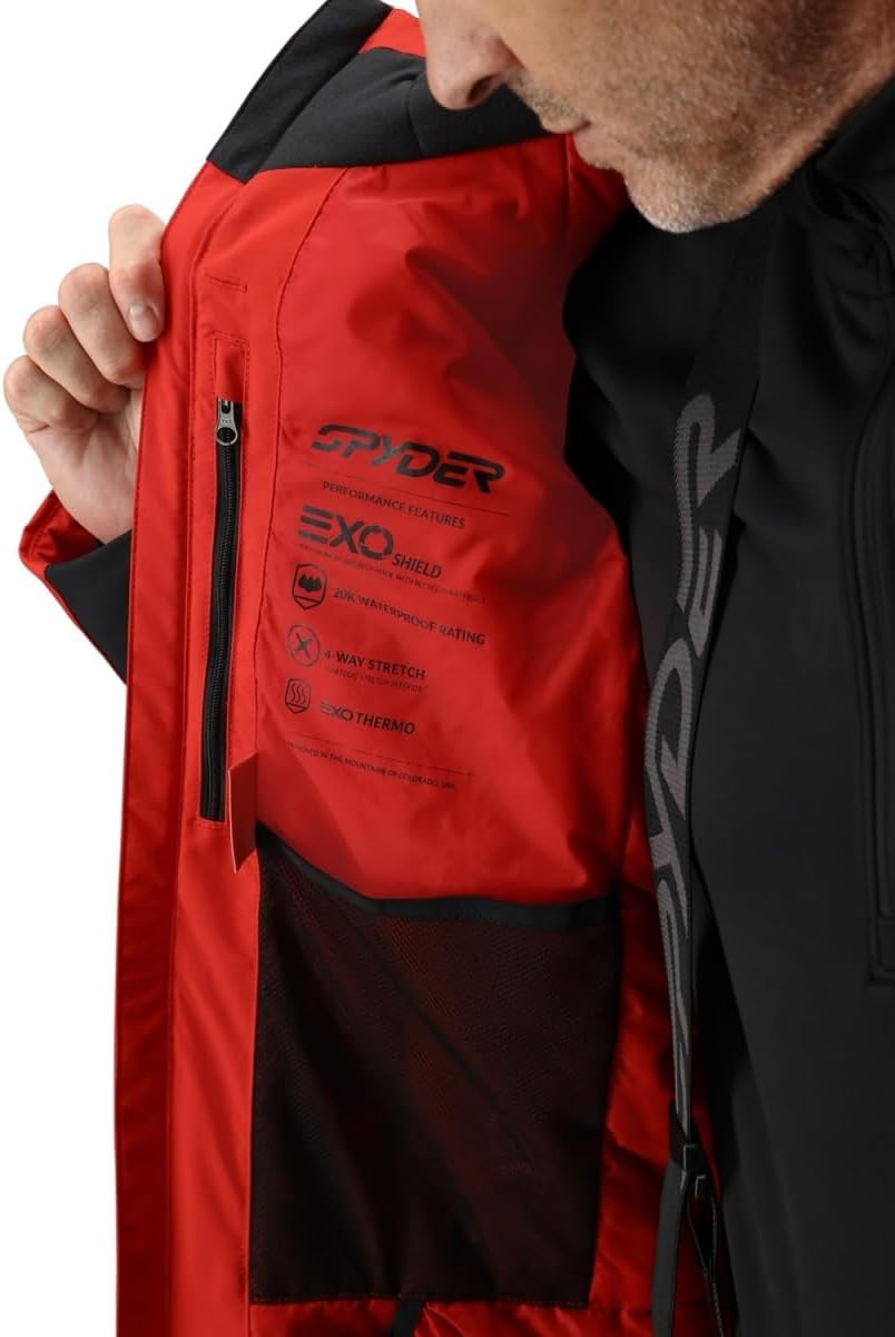 SPYDER M COPPER JKT (Men's) Spyder Red, X-Large - Image 5