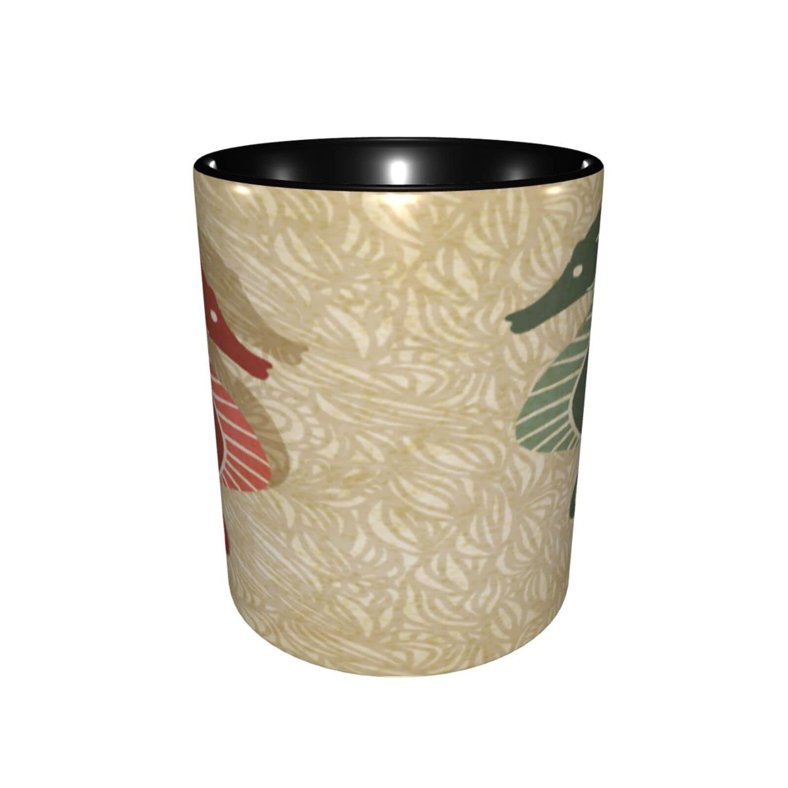 TOYANDONA Tazzine Caffè in Ceramica Vintage con Piattino Assortito Stile Retrò Floreale per Casa Ufficio e Caffetteria Resistente e Sicuro per Bevande Calde e Fredde