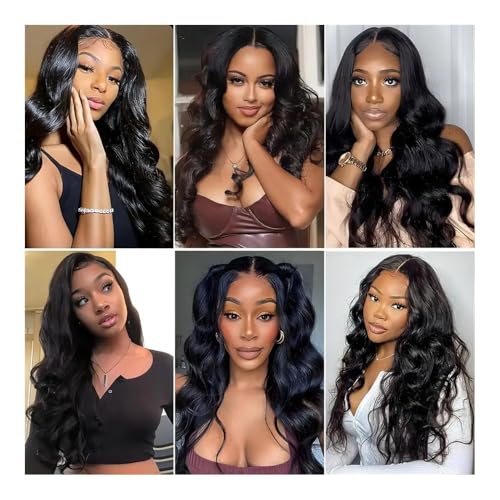 Perruque Lace Front Wig brésilienne HD cheveux humains pré-épilée densité 200% - 3
