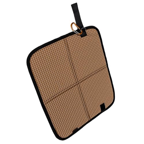 Cojín de asiento plegable – Esterilla gruesa | Con mosquetón portátil engrosada mochila cojín de asiento – para picnic, camping, avión, viajes, eventos deportivos, parques de césped