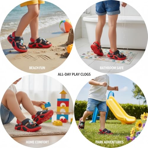 Image of GLJ Unisex Kids Comfort Sandal for Kid Boy & Girl, Age 1-5 Years, 1150