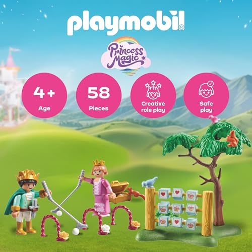 PLAYMOBIL | Princess Magic | Königskinder im Spielgarten | Prinzessinnen Spielzeug | Märchen Spielzeug für Kinder ab 4 Jahren | 71849 – Ansicht 2